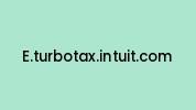 E.turbotax.intuit.com Coupon Codes