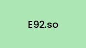 E92.so Coupon Codes