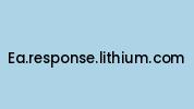 Ea.response.lithium.com Coupon Codes