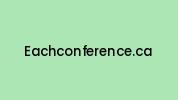 Eachconference.ca Coupon Codes
