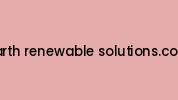 Earth-renewable-solutions.com Coupon Codes