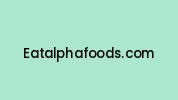 Eatalphafoods.com Coupon Codes
