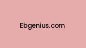 Ebgenius.com Coupon Codes