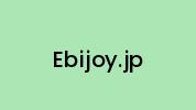 Ebijoy.jp Coupon Codes