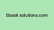 Ebook-solutions.com Coupon Codes