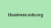 Ebusiness.ada.org Coupon Codes
