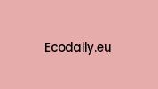 Ecodaily.eu Coupon Codes