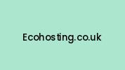 Ecohosting.co.uk Coupon Codes
