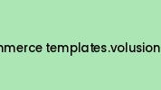 Ecommerce-templates.volusion.com Coupon Codes