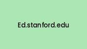 Ed.stanford.edu Coupon Codes