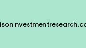 Edisoninvestmentresearch.com Coupon Codes