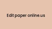 Edit-paper-online.us Coupon Codes