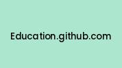 Education.github.com Coupon Codes