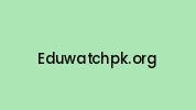 Eduwatchpk.org Coupon Codes