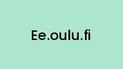 Ee.oulu.fi Coupon Codes