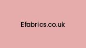 Efabrics.co.uk Coupon Codes