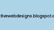 Effectivewebdesigns.blogspot.co.uk Coupon Codes