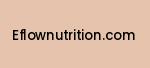 eflownutrition.com Coupon Codes
