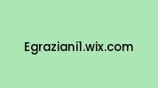 Egraziani1.wix.com Coupon Codes