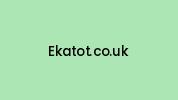 Ekatot.co.uk Coupon Codes