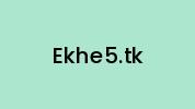 Ekhe5.tk Coupon Codes