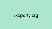 Ekoparty.org Coupon Codes