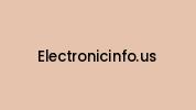 Electronicinfo.us Coupon Codes
