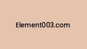 Element003.com Coupon Codes