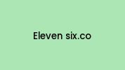 Eleven-six.co Coupon Codes