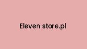 Eleven-store.pl Coupon Codes