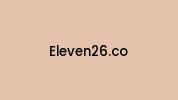 Eleven26.co Coupon Codes