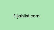 Elijahlist.com Coupon Codes