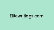 Elitewritings.com Coupon Codes