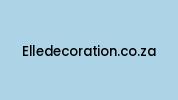 Elledecoration.co.za Coupon Codes