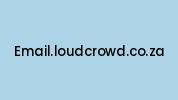 Email.loudcrowd.co.za Coupon Codes