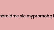 Embroidme-slc.mypromohq.biz Coupon Codes
