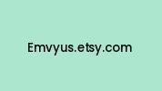 Emvyus.etsy.com Coupon Codes