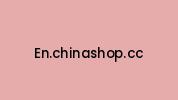 En.chinashop.cc Coupon Codes