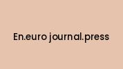 En.euro-journal.press Coupon Codes