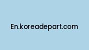 En.koreadepart.com Coupon Codes