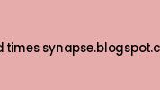 End-times-synapse.blogspot.com Coupon Codes