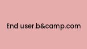 End-user.bandcamp.com Coupon Codes