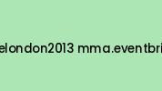 Engagelondon2013-mma.eventbrite.com Coupon Codes