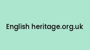 English-heritage.org.uk Coupon Codes
