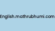 English.mathrubhumi.com Coupon Codes
