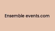 Ensemble-events.com Coupon Codes