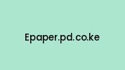 Epaper.pd.co.ke Coupon Codes