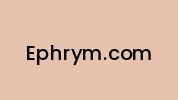 Ephrym.com Coupon Codes
