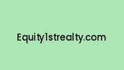 Equity1strealty.com Coupon Codes