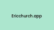 Ericchurch.app Coupon Codes